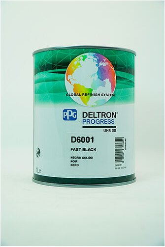 Ppg Deltron D6001 Uhs Black 1 Liter