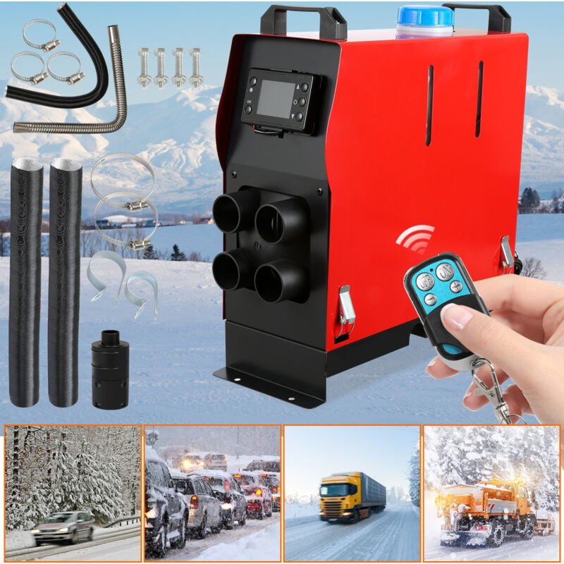 Vingo - 12V 5KW Standheizung Diesel Lufterhitzer Luft Dieselheizung Auto Air Diesel Heizung lcd Heizung Luftheizung lkw ...