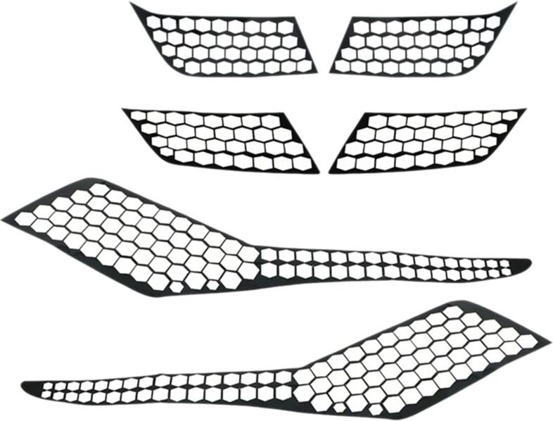für 3008 3008Gt 2017 2018 2019 Auto RüCklicht Lampenabdeckung Honeycomb Aufkleber Protector Dekoration