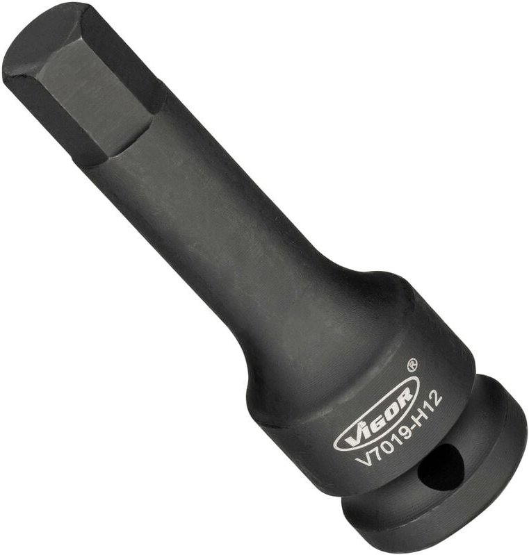 Thumbnail - Schlagschrauber Schraubendrehereinsatz ∙ V7019-H12 ∙ 1/2 Zoll (12,5 mm) Vierkant hohl ∙ Innen Sechskant Profil ∙ SW 12 m...