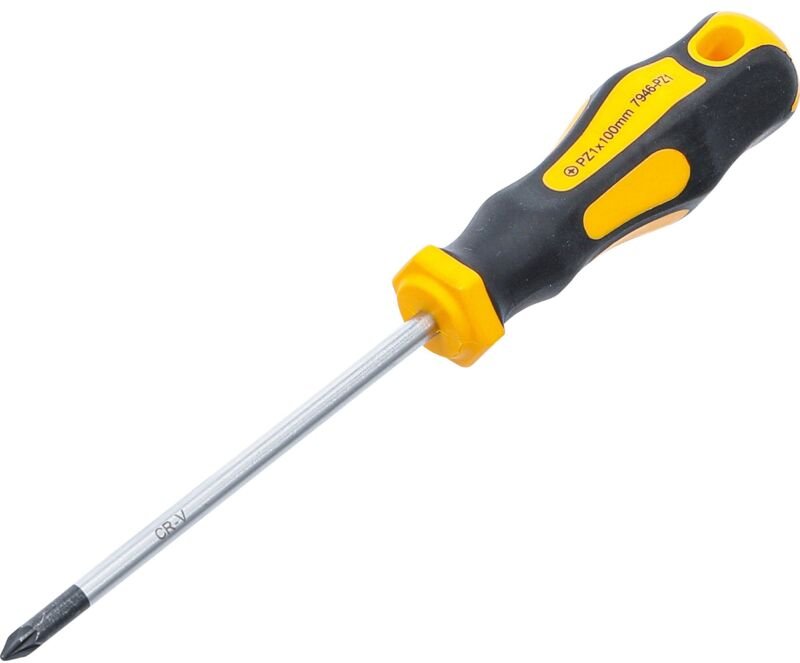 Schraubendreher Kreuzschlitz PZ1 Klingenlänge 100 mm