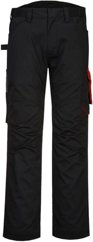 Diensthose PW2 Schwarz/Rot S - FR(40) - UK(32)