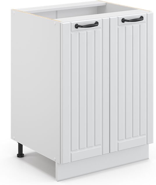 Vicco - Midischrank Fame-Line, Weiß Landhaus, 60 x 81.6 cm ohne Arbeitsplatte