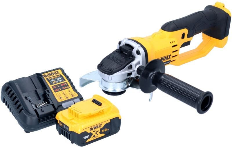 Thumbnail - Dcg 412 P1 Akku Winkelschleifer 18 v 125 mm + 1x Akku 5,0 Ah + Ladegerät - Dewalt