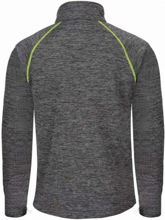 Jacke - nine worth - lenny 1505 Grau meliert / Gelb Fluo T.4XL