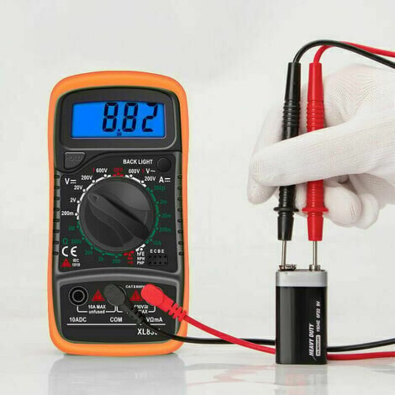 Rosemary - LaBlanc – Multimeter, Ohmmeter und Amperemeter, digitales Multimeter XL830L, 2000 Zählungen, Mini-Multimeter,...