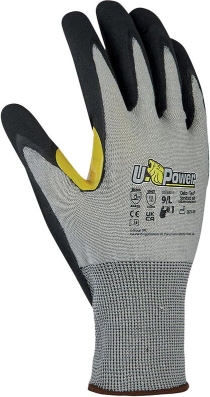 Kai Arbeitshandschuhe hppe Wolfram schnittfest und grau 8/M - U-power