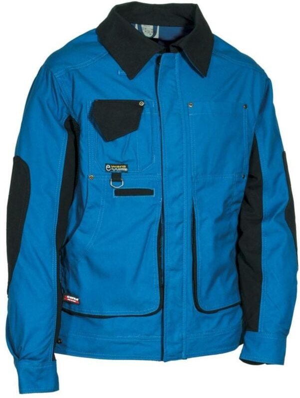 Thumbnail - Profi Arbeitsjacke Cofra BRUXELLES, 100% Baumwolle blau 64