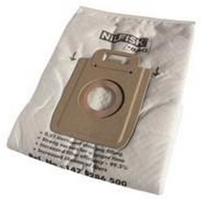 Ersatzteil - 4 Hygiene-Taschen + Pre-Filter extreme/king Original - Nilfisk progress, moulinex