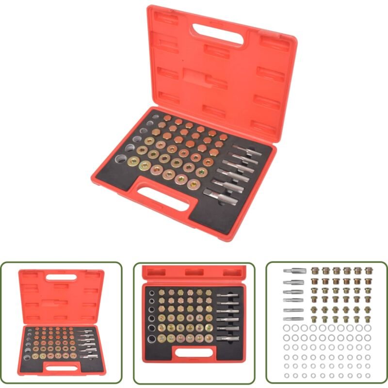 The Living Store - Reparatursatz Ölablassschrauben - Reparaturset - Ölablassschrauben - Werkzeug - Autowerkstatt - Schra...