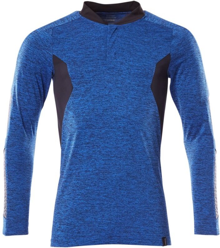 Accelerate Polo-Shirt, feuchtigkeitstransportierendes coolmax® pro, langarm, moderne Passform Gr. s azurblau/schwarzblau...