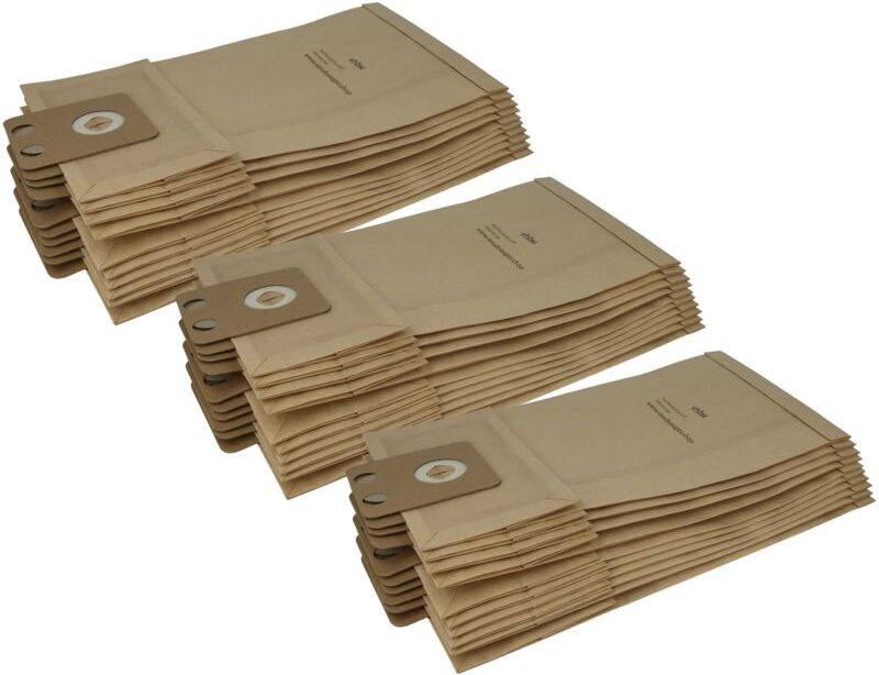 30x Staubsaugerbeutel kompatibel mit Nilfisk / Alto vp 300 Hepa Staubsauger - Papier, braun - Vhbw