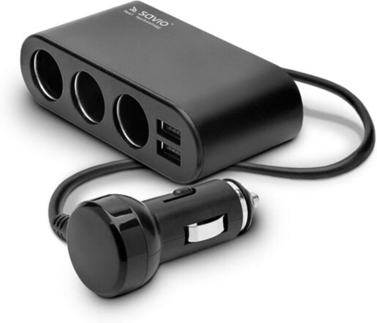Splitter von Steckdose von Zigarettenanzünder von Auto Savio 12/24v sa-024