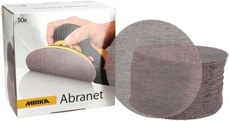 Schleifscheibe Ø125 mm Klettverschluss Mikroperforierte Masche (50 Stck.) Mirka