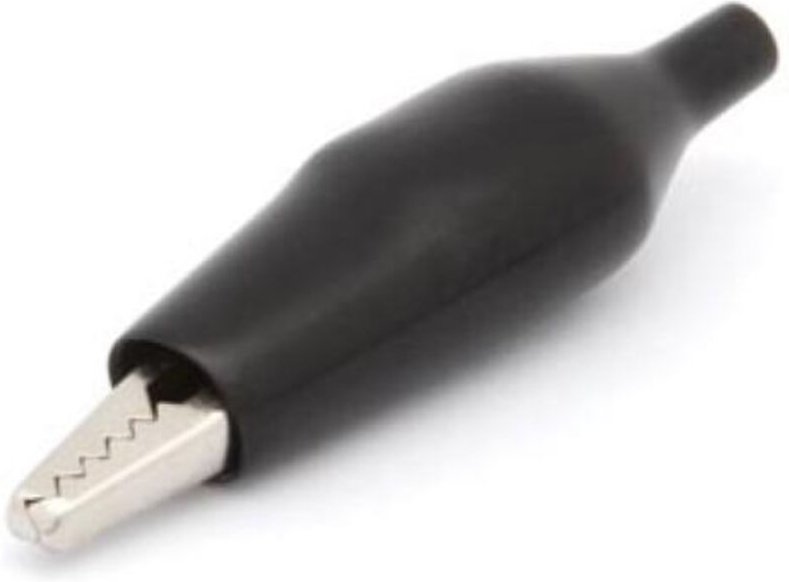 Toolland - isolierte abgreifklemme 44 mm - schwarz