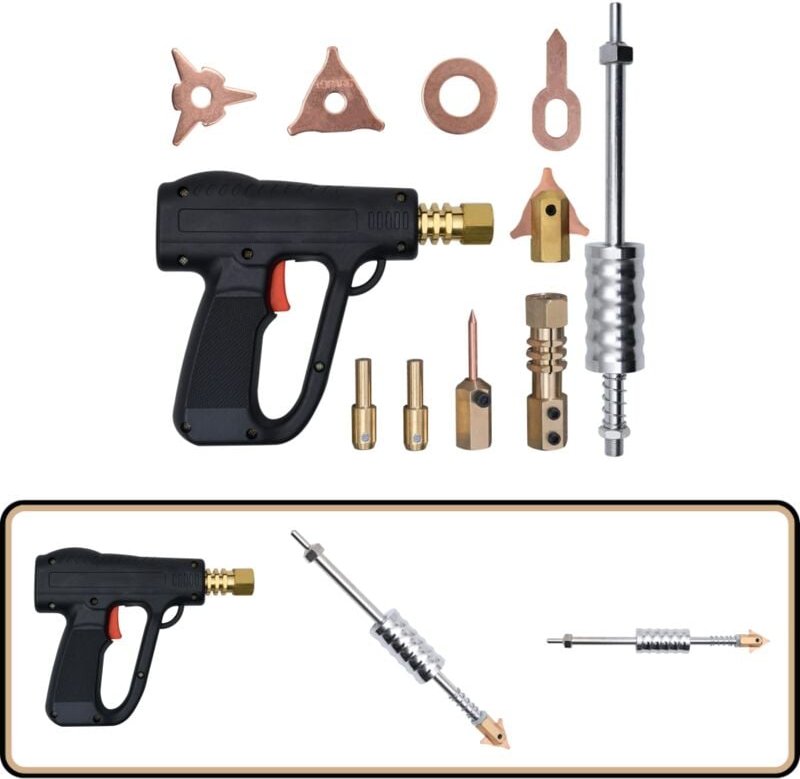 20-tlg. Ausbeulspotter-Set - Ausbeulspotter - Delle Reparieren - Karosseriereparatur - Punktschweißen - Fahrzeugreparatu...