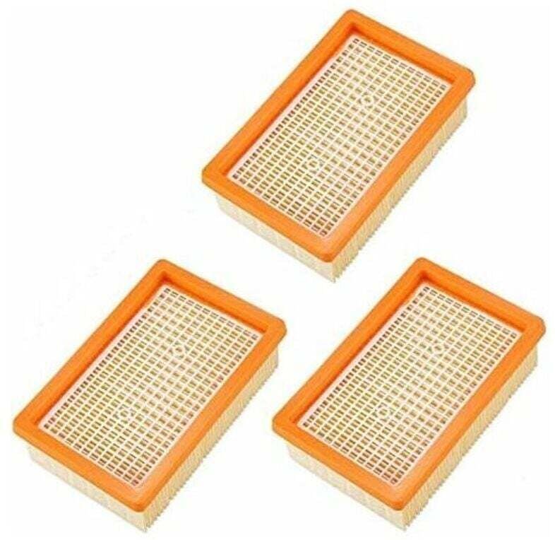 3er-Pack Ersatzfilter für Kärcher Flachfaltenstaubsauger MV4 MV5 MV6 WD4 WD5 WD6 P Premium WD5