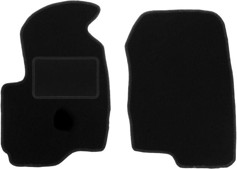 Schwarze Veloursmatten für: Mitsubishi Colt VII Fließheck (2004-2008)