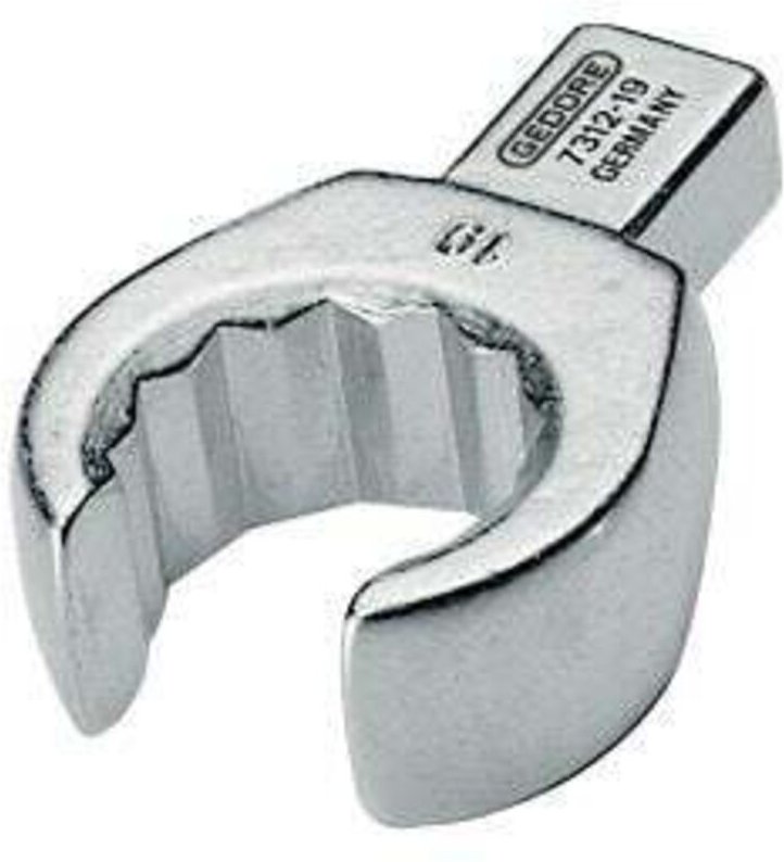 Thumbnail - Einsteckringschlüssel 7312-19 sw 19mm 9x12mm CV-Stahl