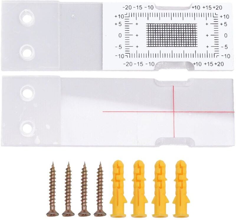 Wandrissmessgerät - Rissmessgerät zum Messen und Aufzeichnen von Läsionen und Rissen auf flachen Mauerwerksoberflächen