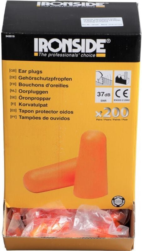 Ohrstöpsel 200 Paar orange snr 37 dB