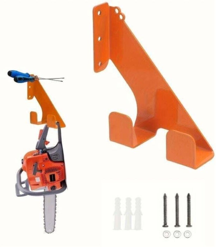 XVX - Gancio per motosega Stihl, 1 confezione, supporto da parete per motosega, supporto da parete per motosega, support...