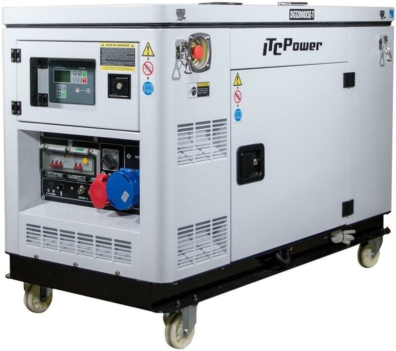 ITC POWER Stromaggregat Diesel 12,5 KVA DG12000XSE-T Wassergekühlt