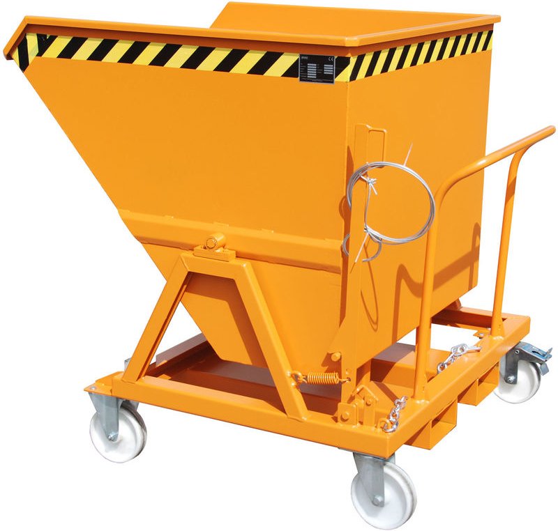 Bauer Kippmulde KS 700, lackiert, Gelborange