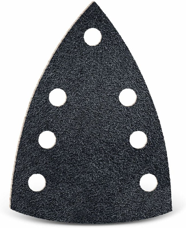 MENZER Black Klett-Schleifblätter, 150 x 100 mm, 7-Loch, f. Deltaschleifer, Siliciumcarbid (25 Stk.) K36