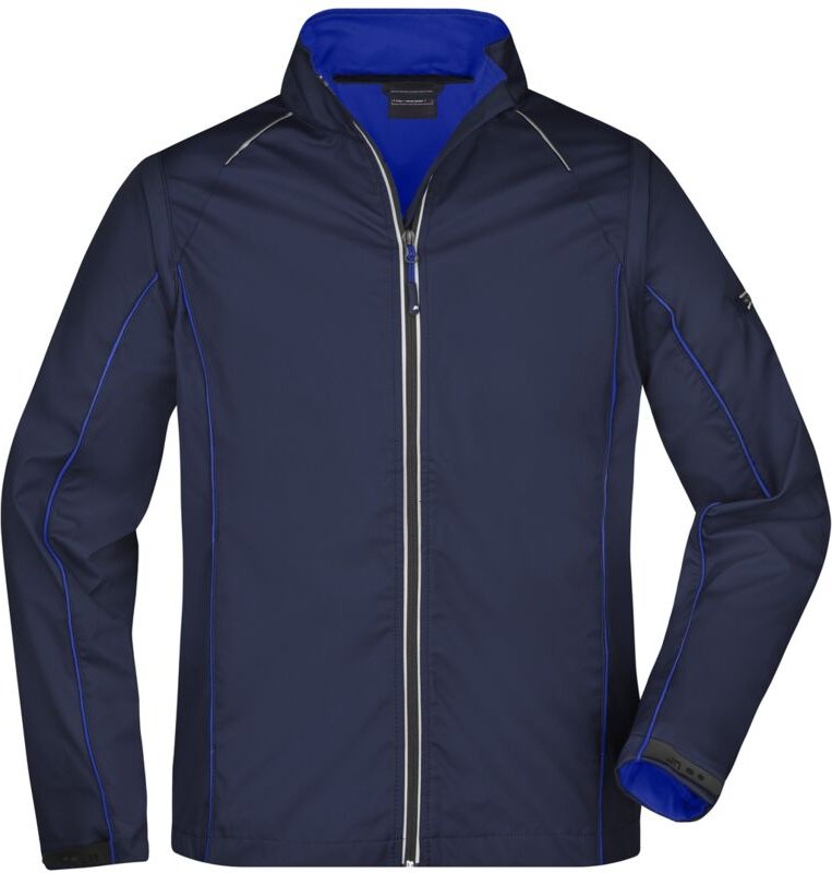 James&nicholson - Herren Zip-Off Softshell Jacke JN1122 Gr. xl navy/royal