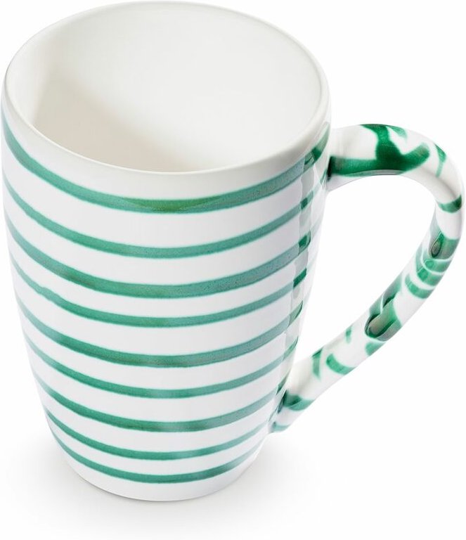 Gmundner Keramik - Grüngeflammt, Frühstücksbecher Supermax 0,5 Liter