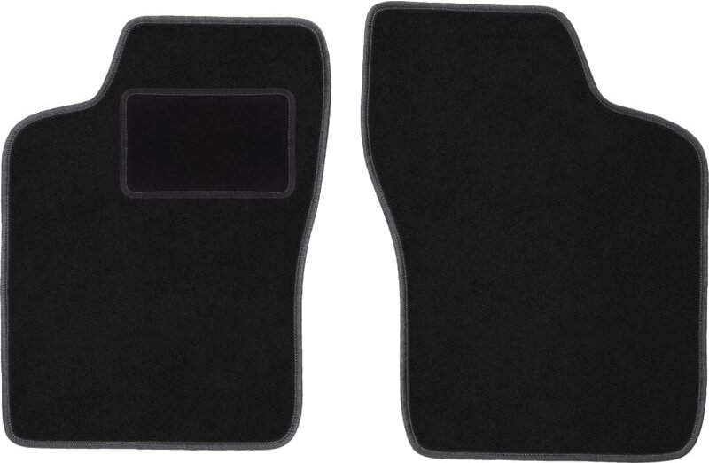 Vordere Matten schwarz für: Opel Kadett E Fließheck, Kombi, Limousine, Cabrio (1984-1991)