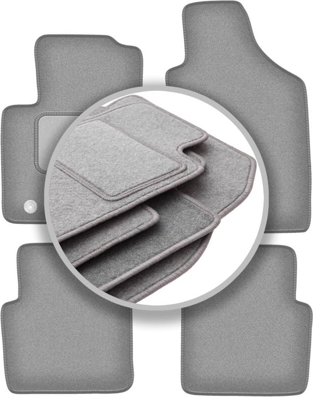 Graue Automatten für: Ford Ka MK2 Fließheck (2008-2012)