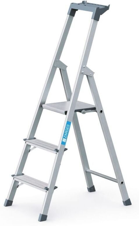Zarges - Stehleiter, einseitig begehbar Scana s 3 Stufen 44153