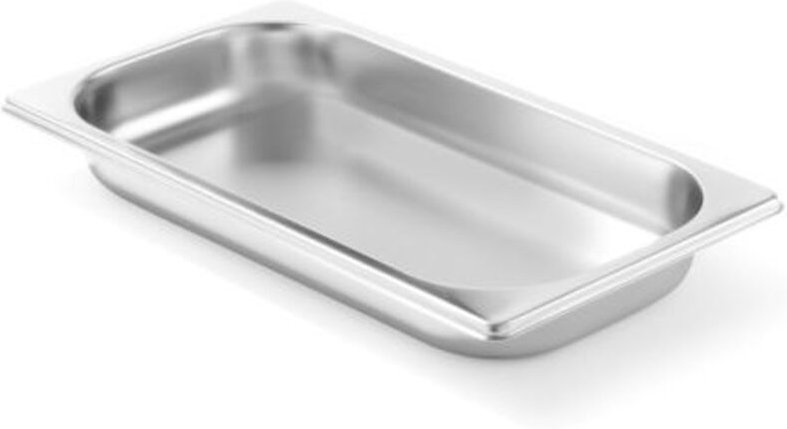 GN 1/3 Behälter, Edelstahl, Profi Line, Höhe 65 mm - Hendi 801536