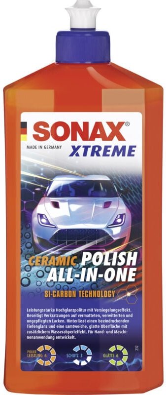 Hochglanzpolitur Ceramic Polish All-in-One 500 ml Lackpolitur & -wachs - Sonax