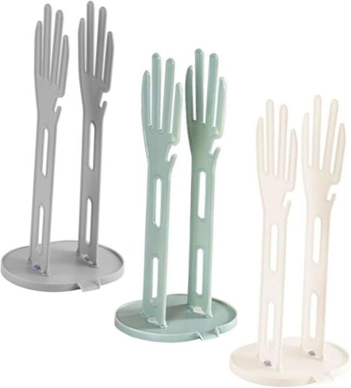 3-teiliger Topflappenhalter mit Abtropffläche, Aufbewahrung für Spülhandschuhe und Geschirrtücher, praktisches Zubehör f...