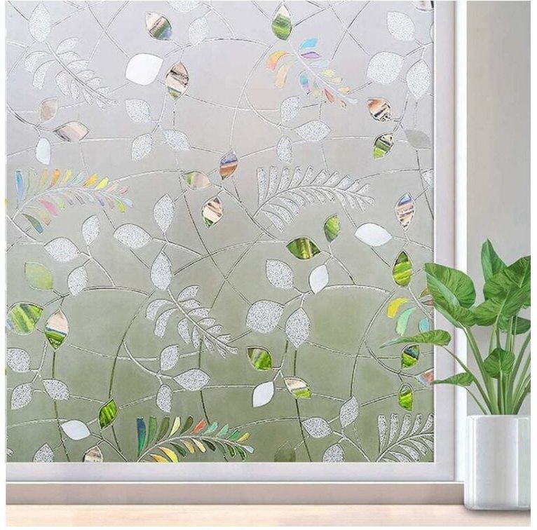 Thumbnail - Fensterfolie 45 x 100cm, Anti-Spion-Folie, Fenstertönungsfolie, Fensterklebefolie, Milchglaseffekt, Anti-UV-Klebefolie F...