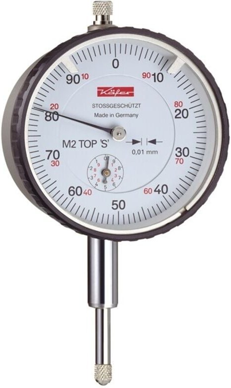 Messuhr M2 Top s 10mm Abl.0,01mm m.Stoßschutz