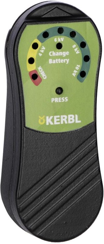 Kerbl - Zaunprüfer mit LED-Anzeige Prüfgert für Weidezune, Spannungsanzeige