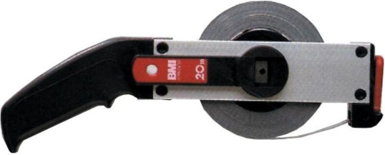 Thumbnail - Rahmenbandmaß 30mx13mm Stahl weißlackiert BMI