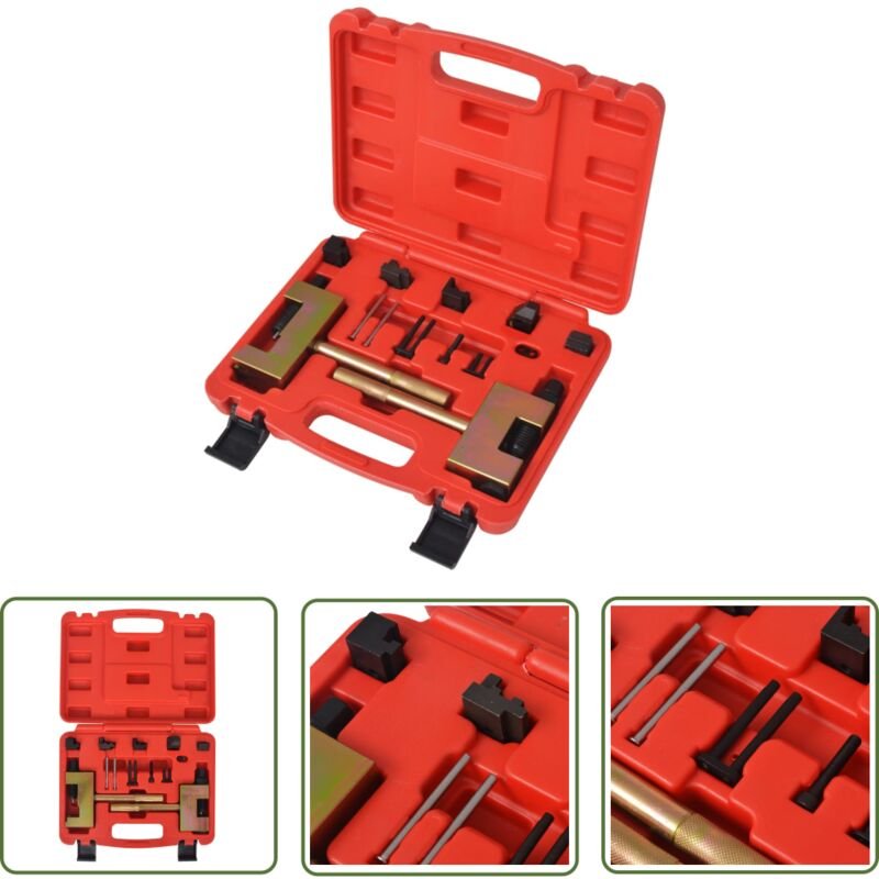 The Living Store Kettennieten Werkzeugsatz für Mercedes - Kettennieten Set - Autowerkstatt - Motorreparatur - Mercedes W...