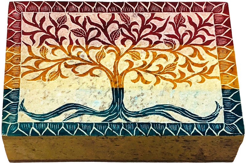 Signes Grimalt - Mehrfarbige rechteckige Boxzubehör Natura Rechteckige mehrfarbige Box - 5x15x10 cm