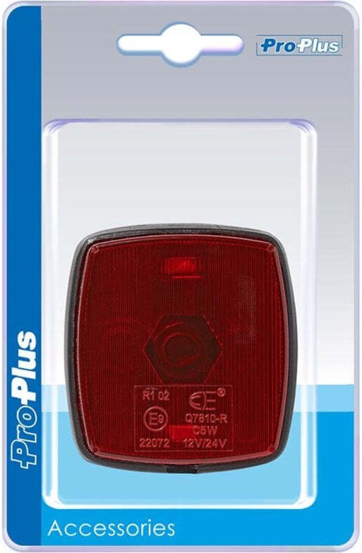 Ruckleuchte rot 65x60mm pm im blister