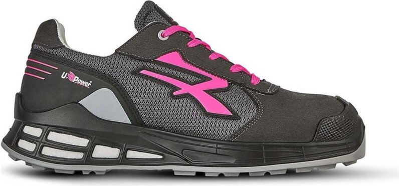 Sicherheitsschuhe DAMEN flach IVY S1P SRC ESD - Schwarz/Rose 35