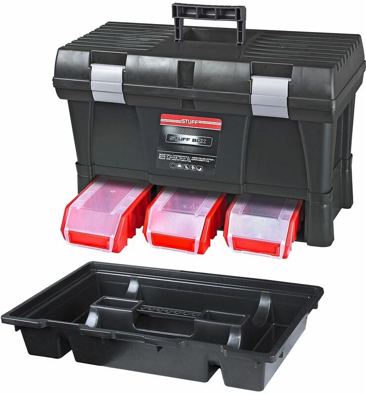 Thumbnail - ADB - Werkzeugkoffer Werkzeugkasten Werkzeugkiste Toolbox stuff mit Stapelboxen