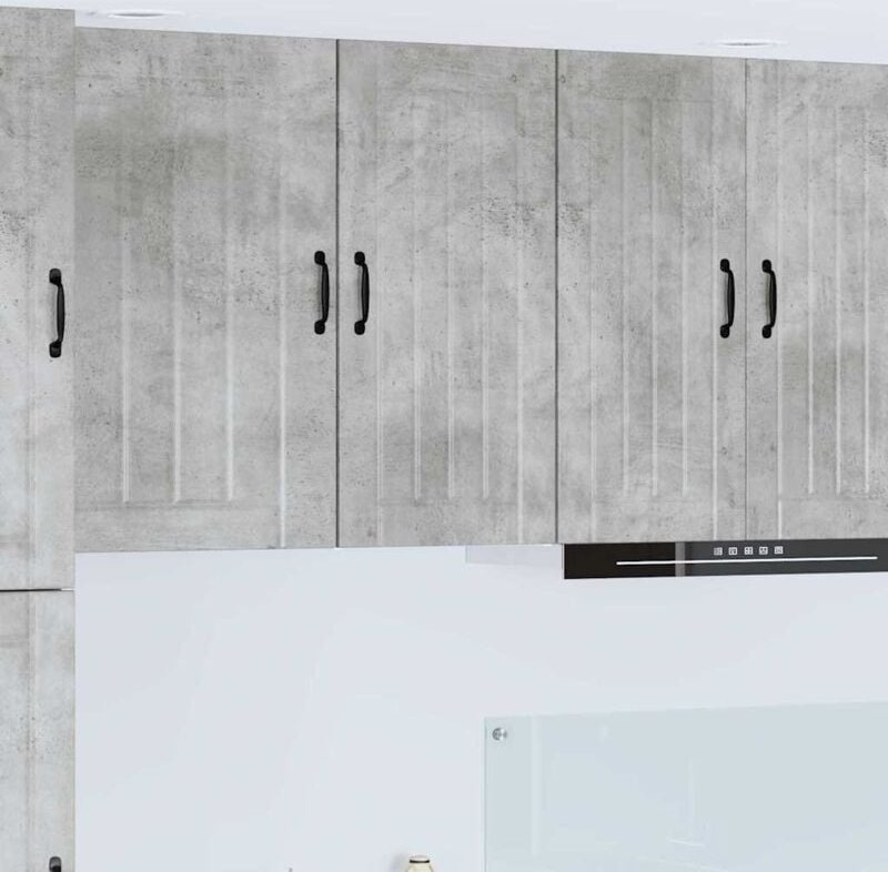 Thumbnail - Küchenhängeschrank Beton Grau 40 x 31 x 80 cm Holzwerkstoff vidaXL