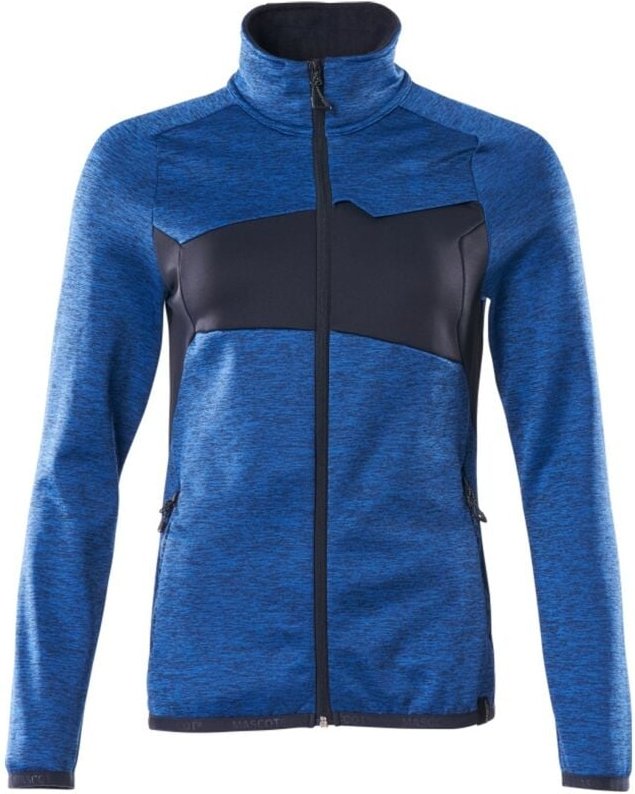 Mascot ACCELERATE Fleecepullover 18153 mit Reißverschluss Damen Gr. 3XL azurblau/schwarzblau