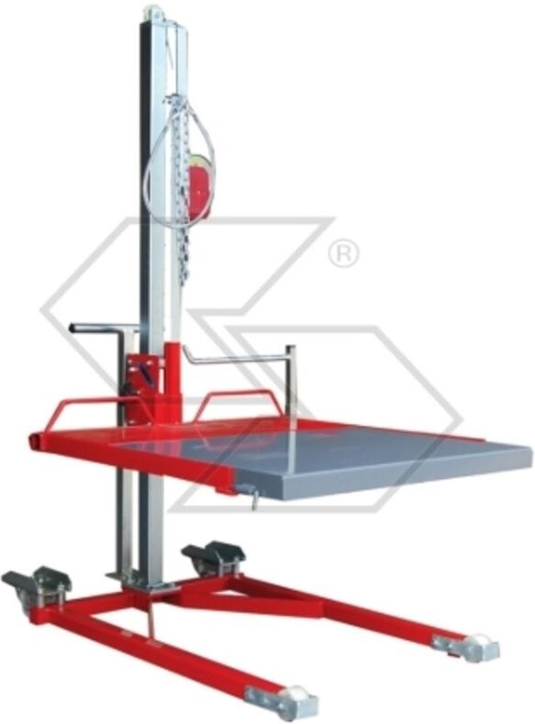 Hebebühne mit Kupplung für die Freigabe 2 Sicherheitsanschläge Kippebene