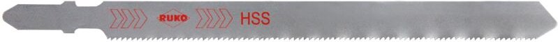 RUKO 5x Stichsägeblatt 8016 HSS blank gewellt - 3218016